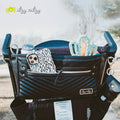 Adjustable Stroller Organizer with Pockets & Zippered Compartment