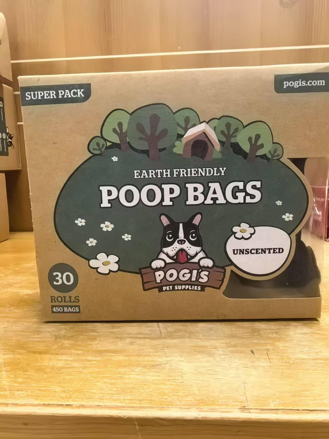 Pogi’s Dog Poop Bags – 450 Count, Unscented Leak-Proof Pet Waste Bags