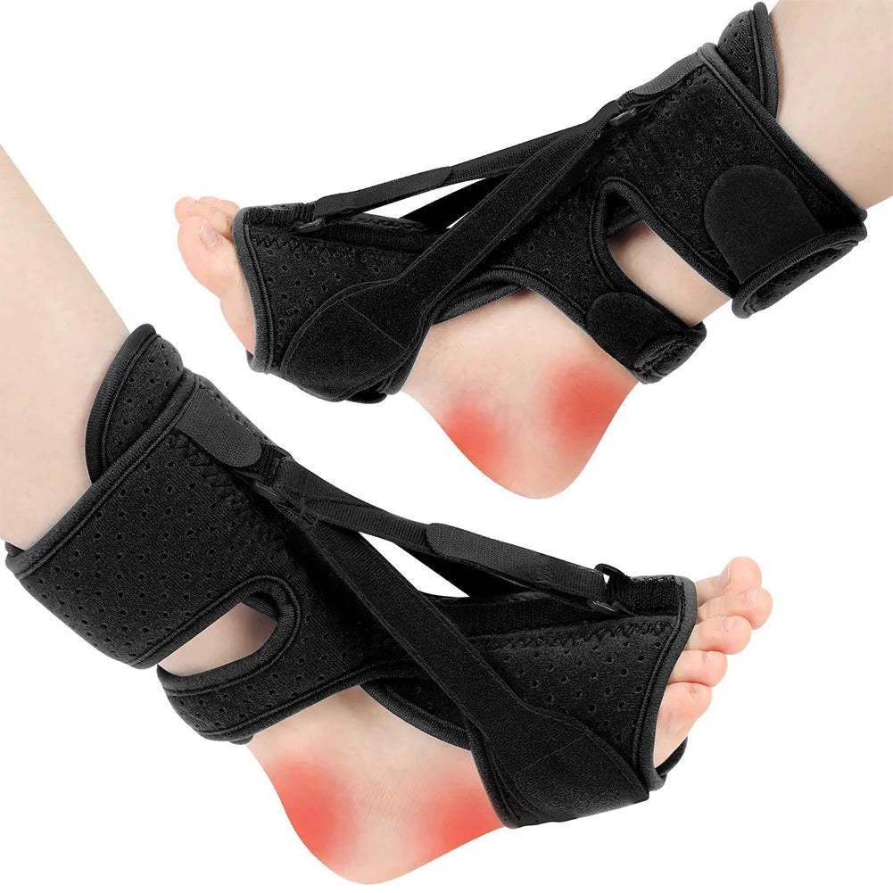 Adjustable Plantar Fasciitis Night Splint – Foot Drop Orthotic Brace