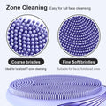 Electric Silicone Facial Cleansing Brush with Sonic Vibration