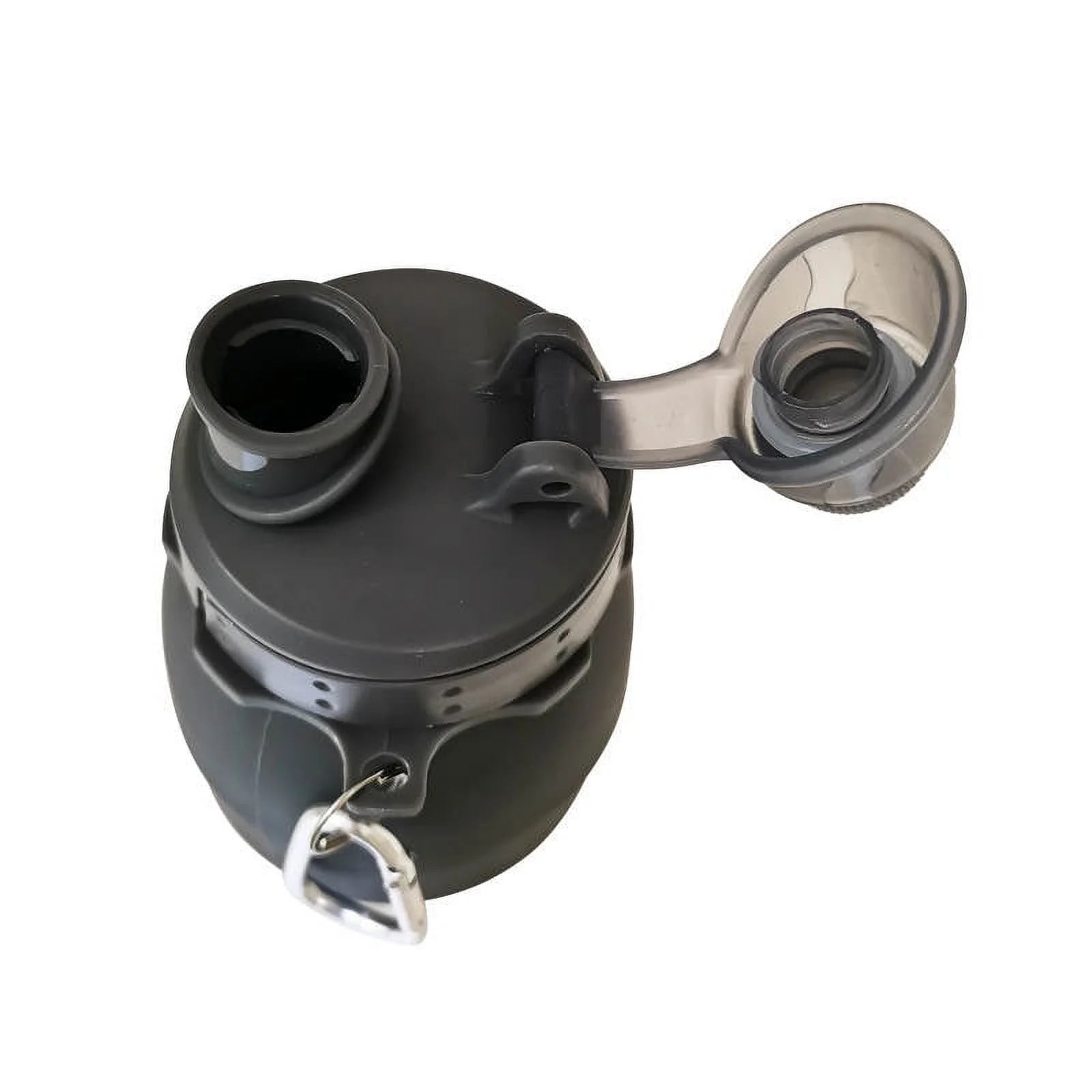 Leak Proof Collapsible Water Bottle BPA Free, Black, Twist Cap