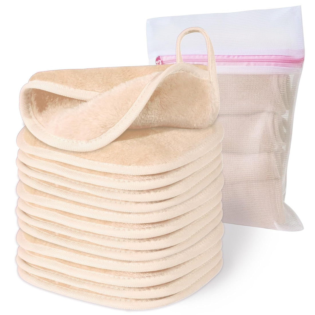Reusable Makeup Remover Cloths – 12 Pack Microfiber Face Towels