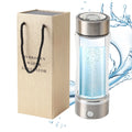 Portable Hydrogen Water Generator Bottle – 420ml Silver