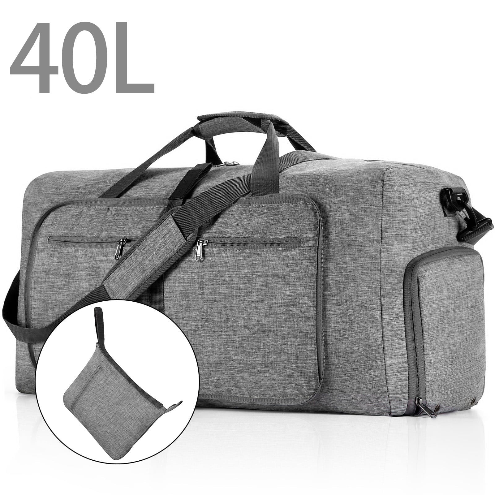 Foldable Travel Duffel Bag – Waterproof, Lightweight Gym & Weekender
