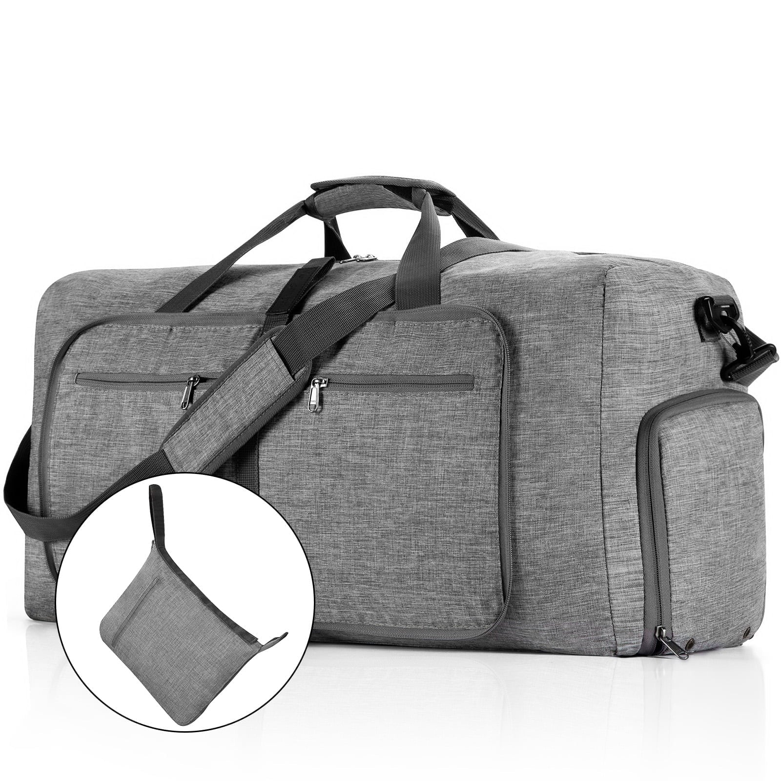 Foldable Travel Duffel Bag – Waterproof, Lightweight Gym & Weekender