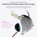 ZS10 Pro In-Ear Monitor Earbuds – 5 Driver HiFi IEM (No Mic)