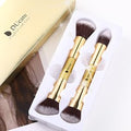 Dual-Ended Foundation & Contour Makeup Brush Set – 2Pcs