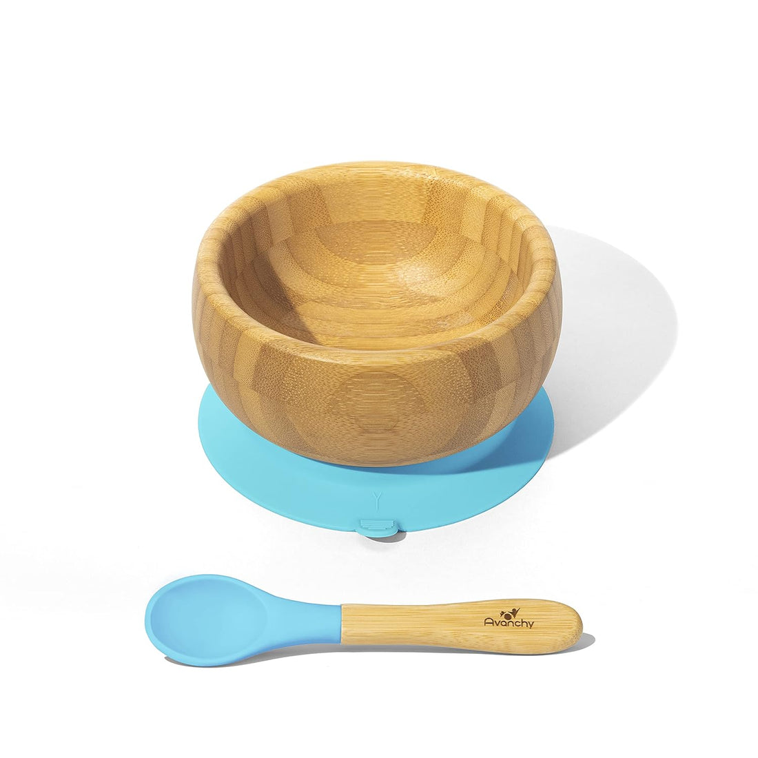 Bamboo Baby Bowl with Spoon & Suction Base – Non-Toxic Feeding Set