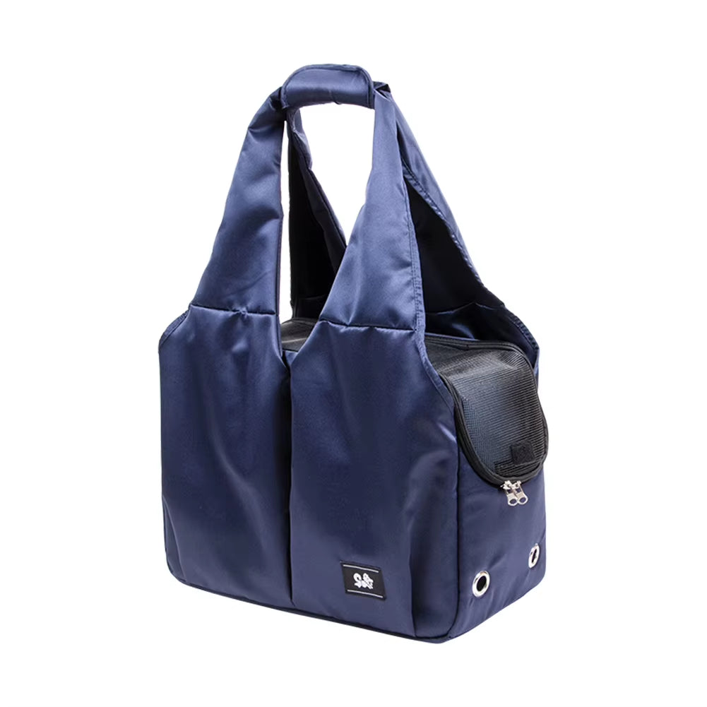 Breathable Cat Carrier Bag – Foldable Travel Pet Shoulder Bag for Cats & Small Dogs