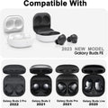TPU Metal Case for Galaxy Buds FE/2 Pro/Live – Black with Keychain Clip