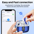 VEATOOL True Wireless Bluetooth Earbuds with Mic, 65H Playtime