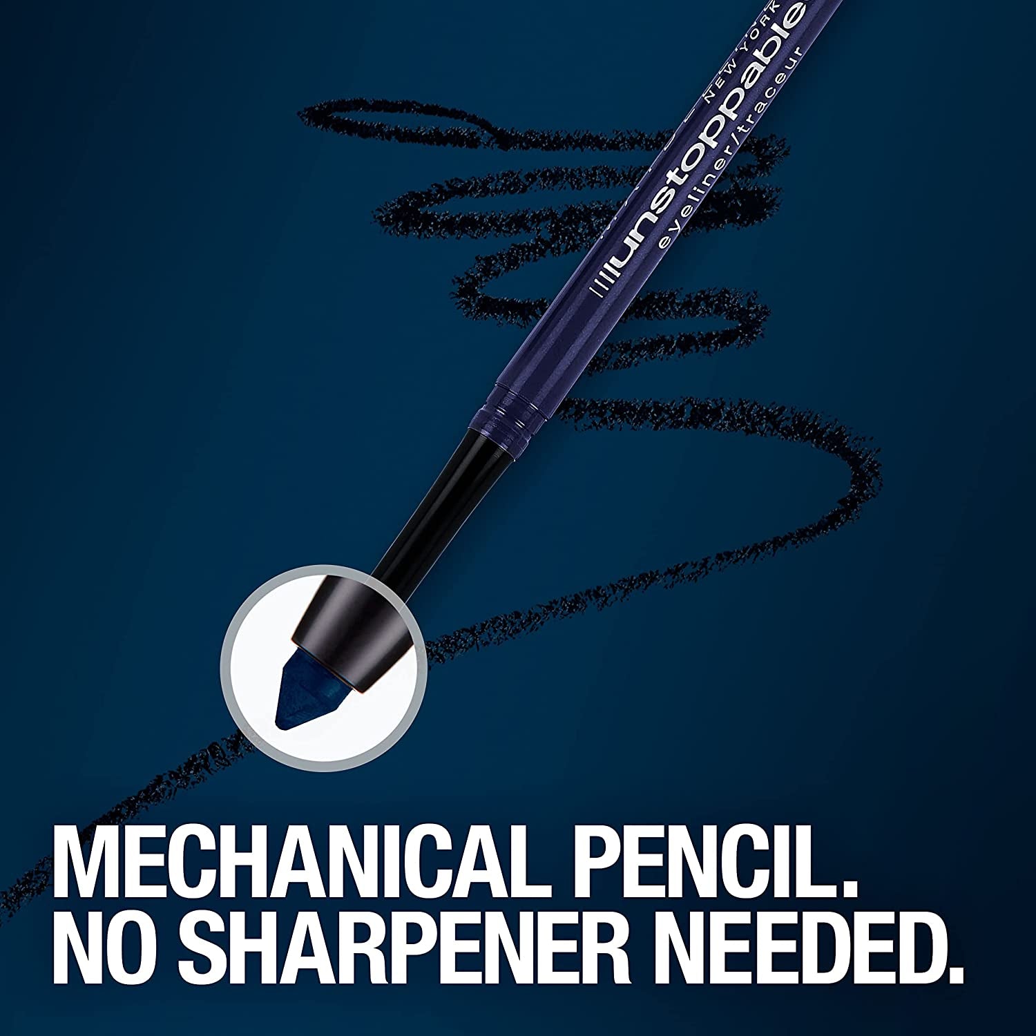 Waterproof Mechanical Eyeliner Pencil – Brown Cinnabar