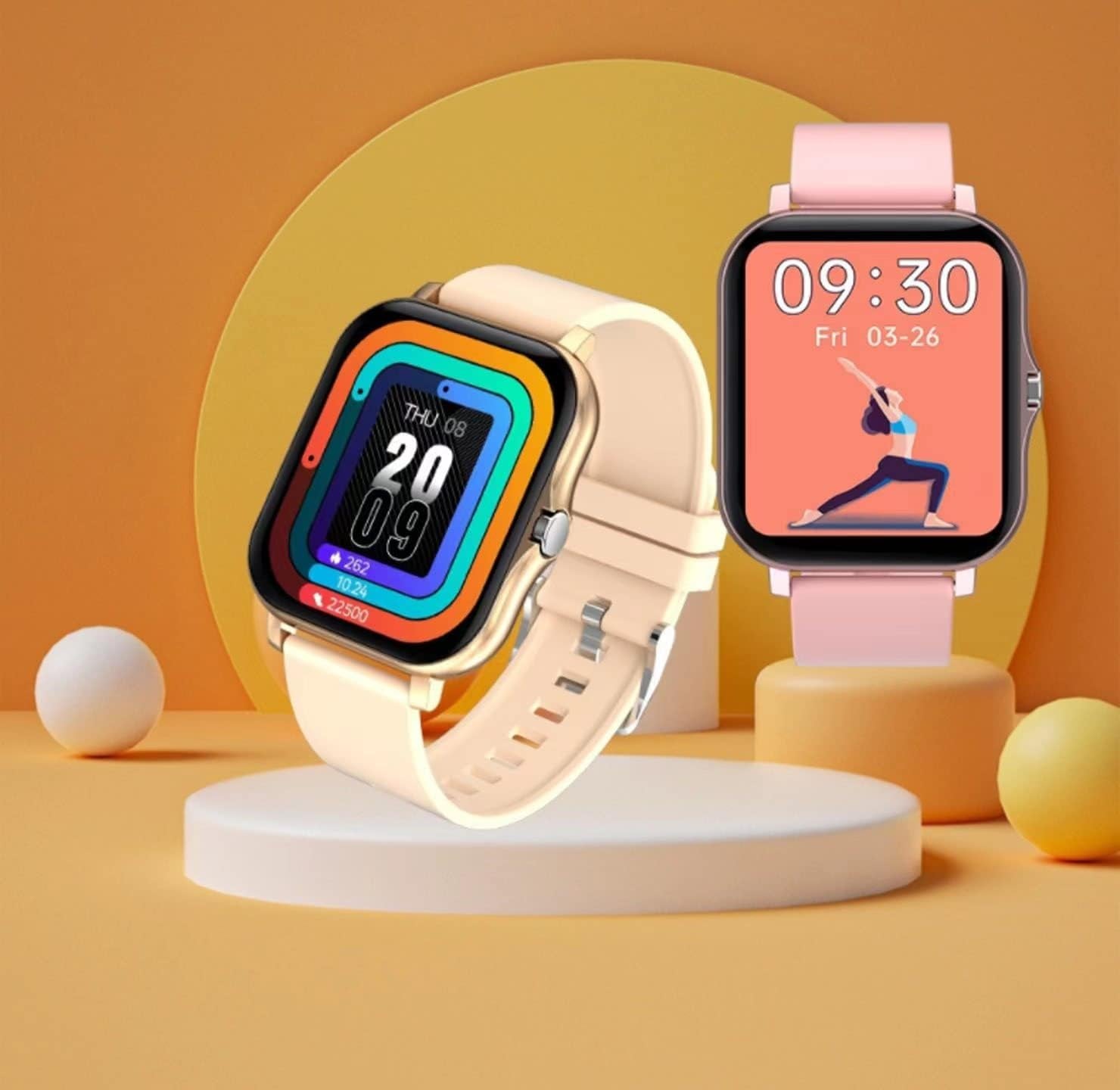 Smart Fitness Tracker Watch – Heart, Sleep, SpO2, 8 Modes, Waterproof