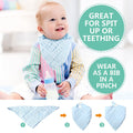 Muslin Baby Washcloths & Towels – 10 Pack Soft Cotton for Newborns