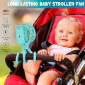 Mini Clip-On Stroller Fan – Flexible Tripod, USB Rechargeable