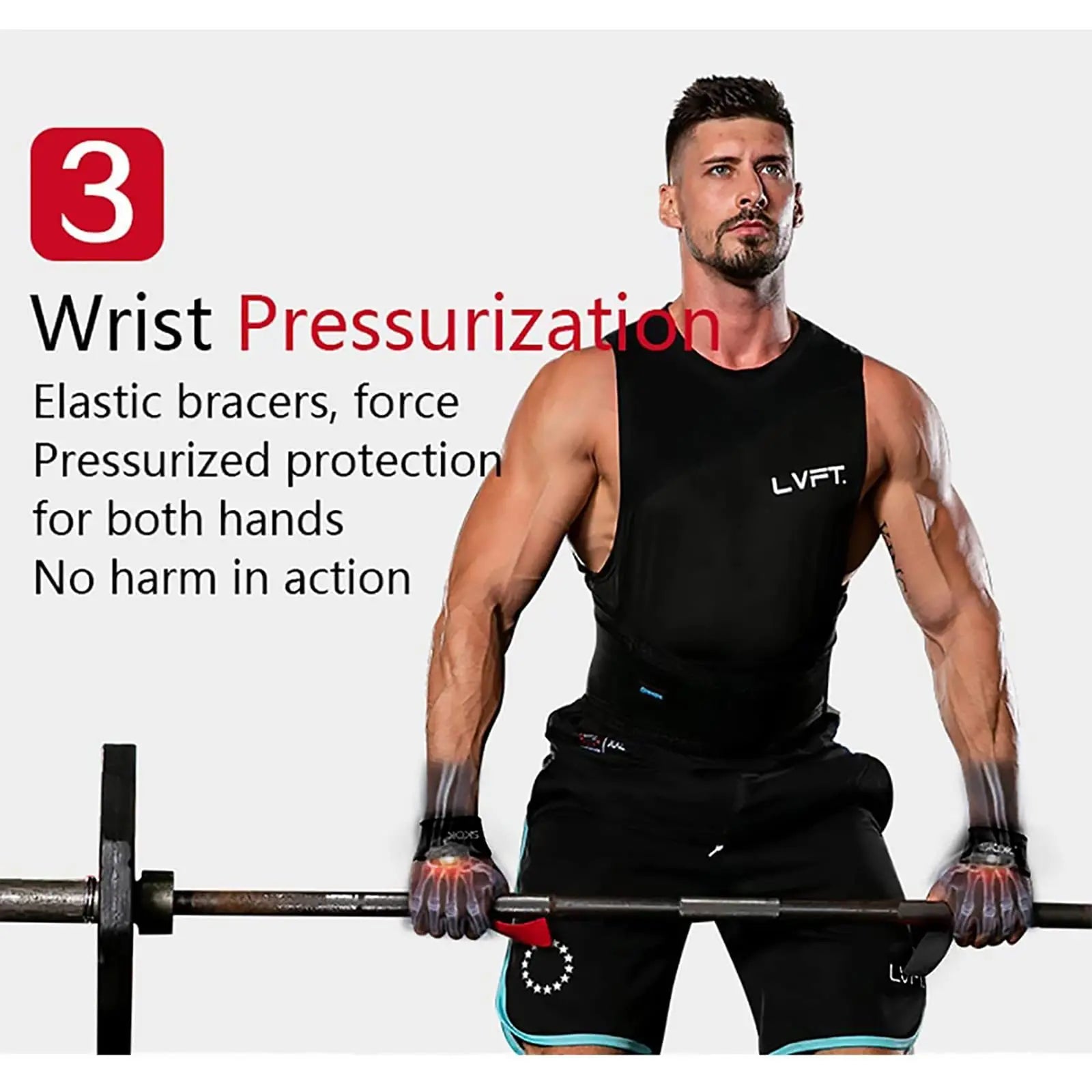Weightlifting Wrist Straps – Adjustable Non-Slip Lifting Support
