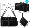 Foldable Travel Duffel Bag – Waterproof, Lightweight Gym & Weekender