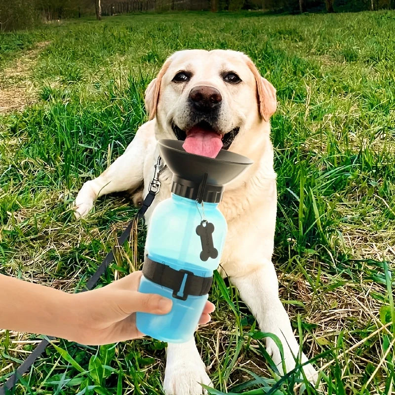Portable Dog Water Bottle – Travel Dispenser for Dogs & Cats