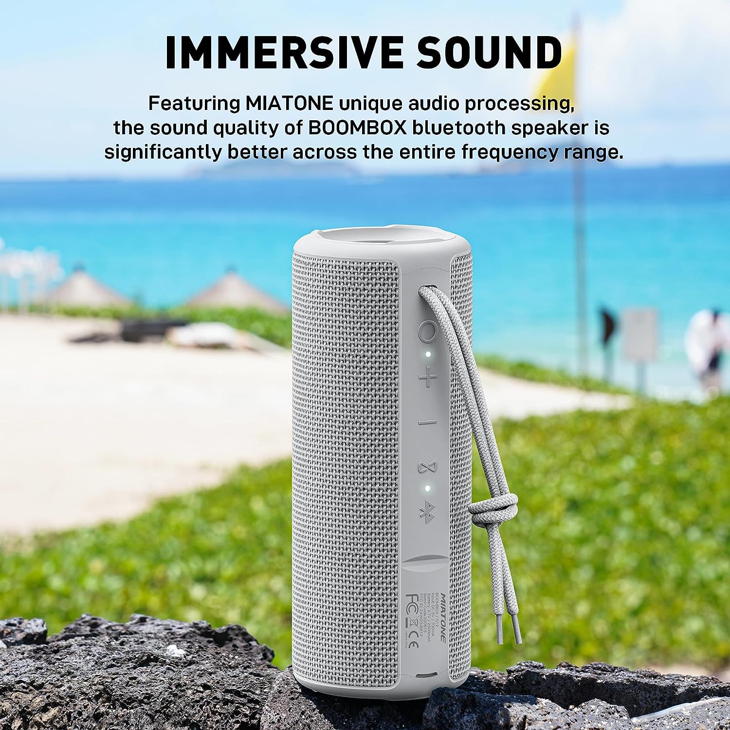 Boombox Waterproof Bluetooth Speaker – 16W Portable Wireless Speaker