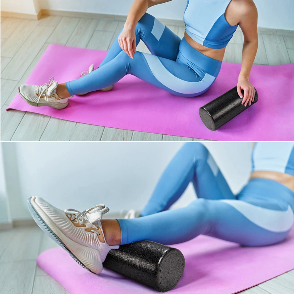 12'' High-Density Foam Roller for Deep Tissue Massage & Yoga