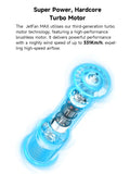 Jetfan Max Turbo Handheld Fan – 85,000RPM, 6x4000mAh, Aluminum Body