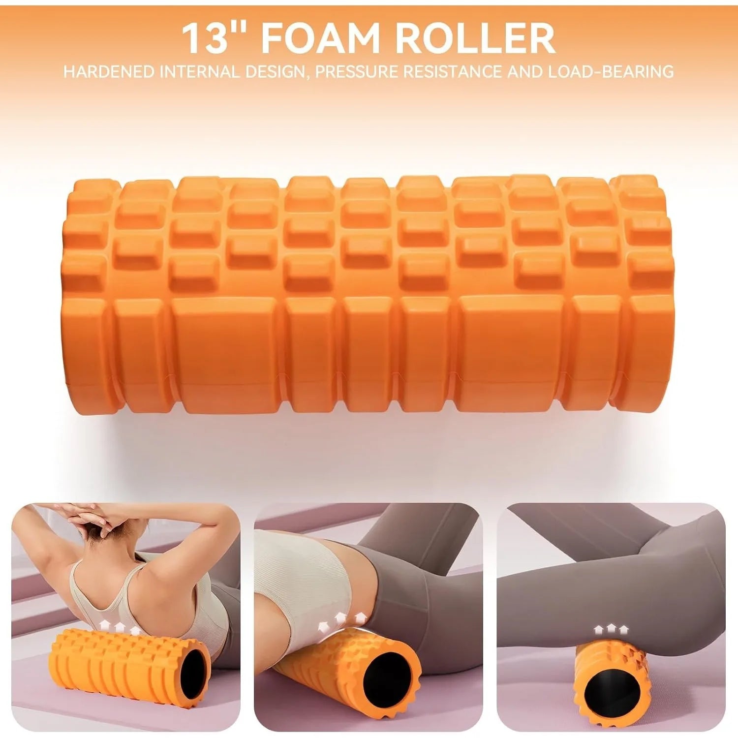 5-in-1 Foam Roller Set – Deep Tissue Muscle Massage & Trigger Point Therapy Kit