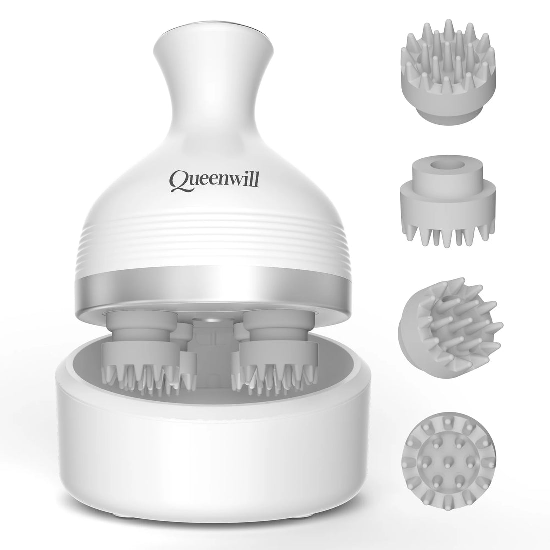 Electric Scalp Massager with 84 Nodes & 4 Modes – Waterproof & Rechargeable