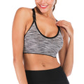 Seamless Racerback Sports Bra 2-Pack – Keyhole Mesh, Medium Impact