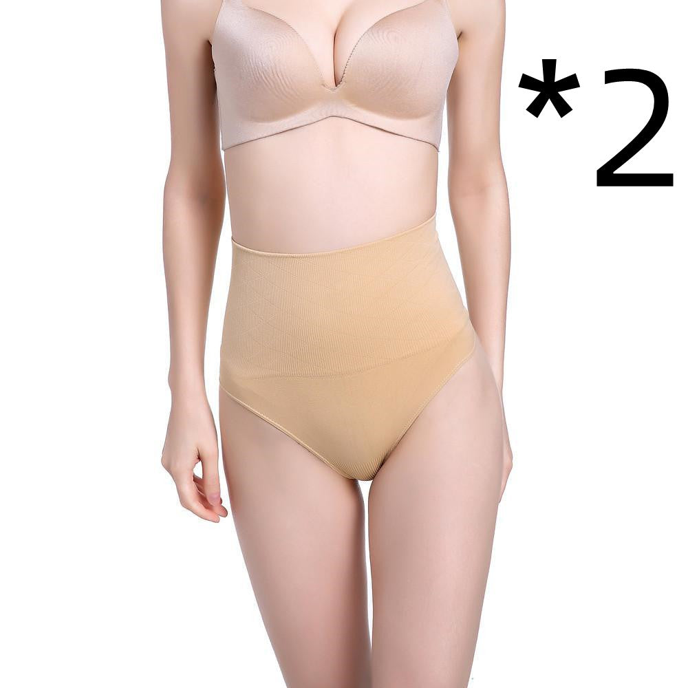 High-Waisted Tummy Control Thong Panty – Seamless Waist Slimmer