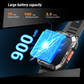 2.01'' HD Smartwatch with Bluetooth Call & 100+ Sports Modes