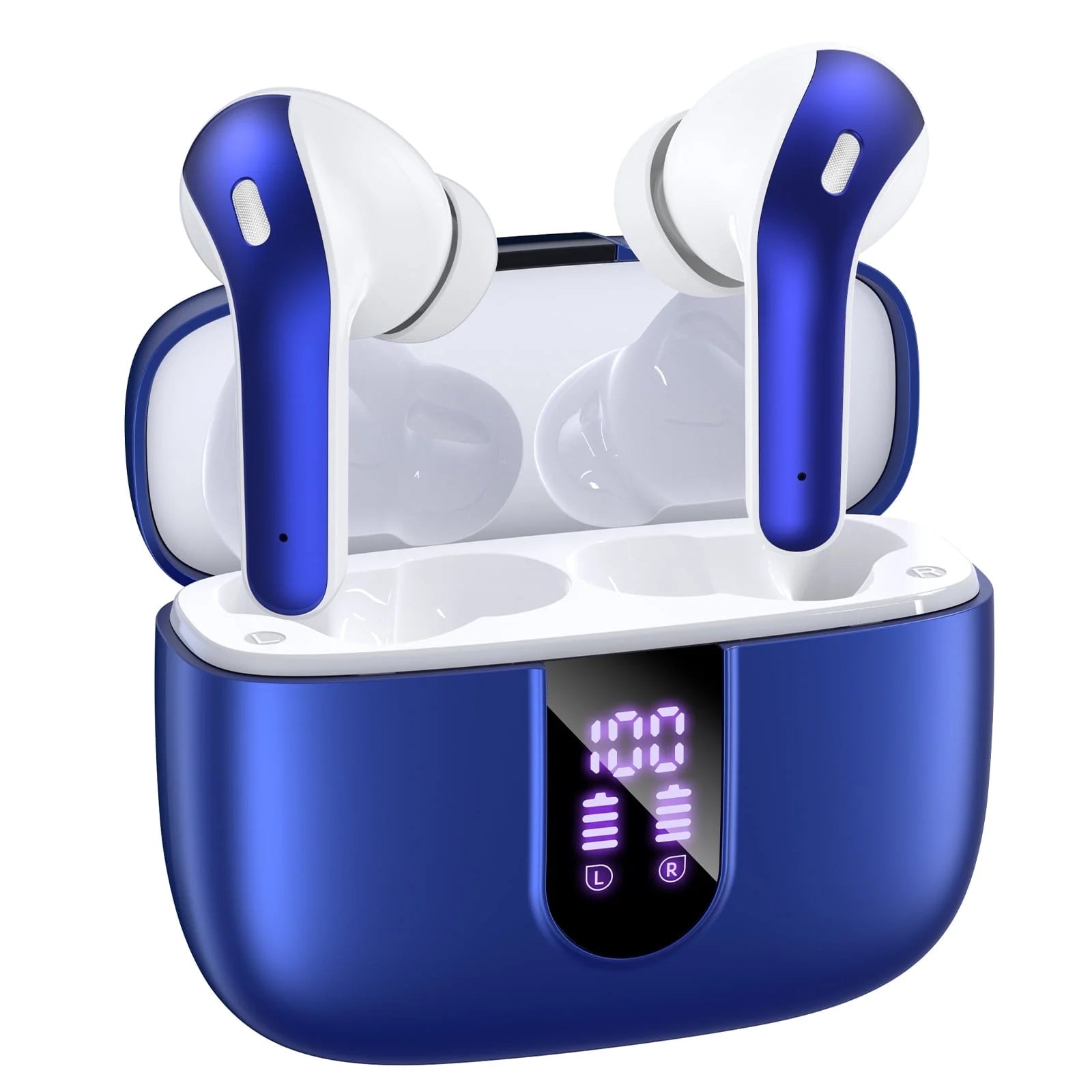 VEATOOL True Wireless Bluetooth Earbuds with Mic, 65H Playtime